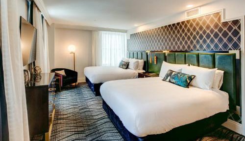 Deluxe Queen Room with Two Queen Beds and Balcony
