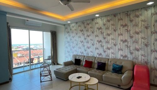 Three-Bedroom Apartment with Sea View