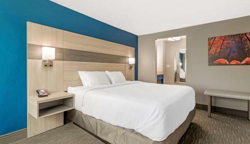 One-Bedroom King Suite with Sofa Bed and Kitchen