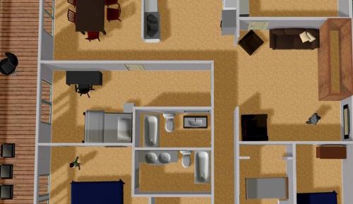 Four-Bedroom Apartment