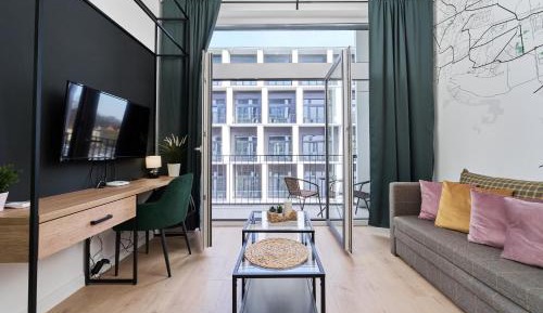 Studio with Balcony