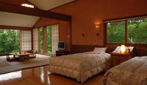 Room with Tatami Area and Open-Air Bath