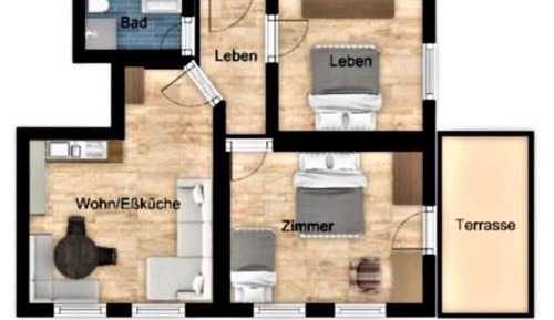 Apartment with Terrace