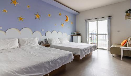 Sea View Quadruple Room with Balcony