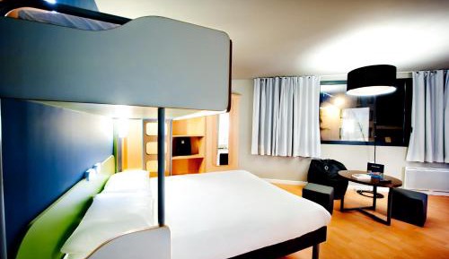 Triple Room with One Double Bed and One Bunk Bed