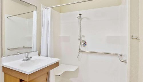 Queen Suite with Roll-In Shower - Accessible/Non-Smoking