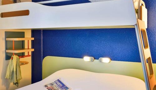 Triple Room with One Double Bed and One Bunk Bed