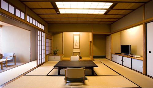 Deluxe Japanese-Style Room with Open-Air Bath and Shrine View