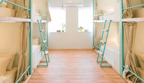 Bunk Bed in Female Dormitory Room  