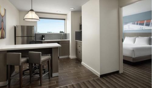 One-Bedroom King Suite with Sofa Bed and Kitchen