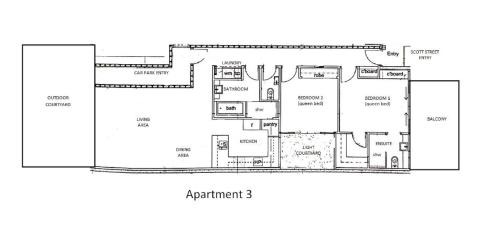 Two-Bedroom Deluxe - Apartment 3