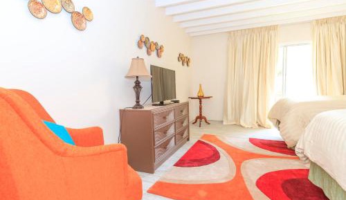 Double Room with Two Double Beds and Ocean View