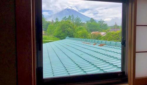 Japanese-Style Room 8 Tatami-mat with Shared Bathroom and Mount Fuji View (2F)