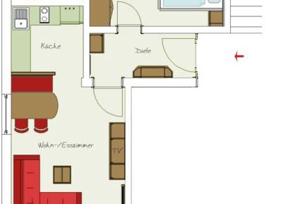 Apartment with Balcony