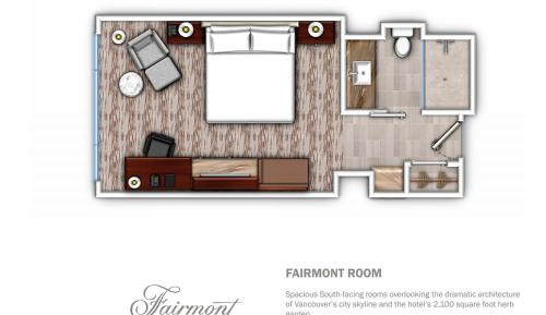 Fairmont City View Room with King Bed