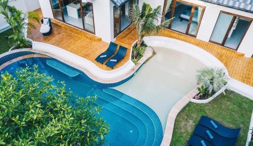 Private luxury lagoon pool villa 2
