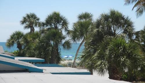 Studio on Upper Level with Partial Gulf View