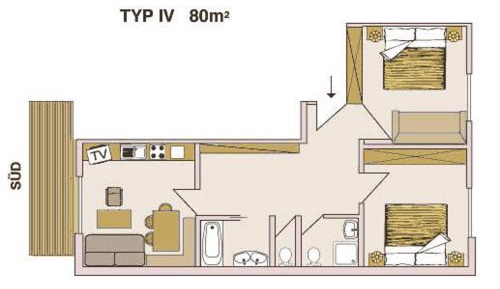 Comfort Two-Bedroom Apartment (4 Adults)