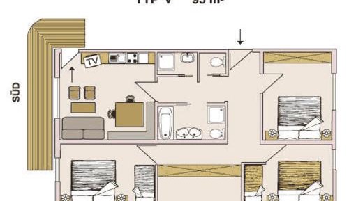 Three-Bedroom Apartment (6 Adults)
