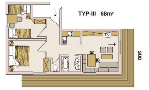 Standard Two-Bedroom Apartment (4 Adults)