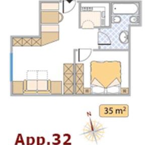 One-Bedroom Apartment - Attic (2 Adults and 2 Children)