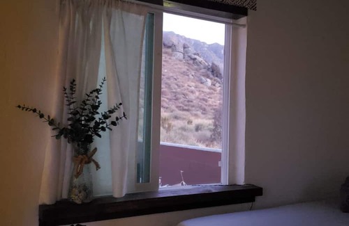 Cabazon Cabin | Our Off-Grid Tiny Cabin awaits you and your desert adventure. Sleeps up to 3.