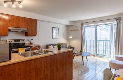 Hochelaga Apartment | Lofts aylwin - designer open space newly renovated