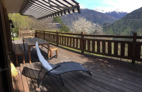 Chalais Ski Chalet | Family chalet, complete accommodation. Magnificent view