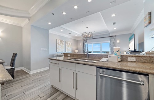 Orange Beach Condo | BEACHFRONT PENTHOUSE LUXURY, INDOOR/OUTDOOR POOL AND SAUNA, TWO STORIES