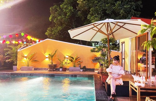 Ninh Binh House | Trang An Ao Dai Homestay - Double room with field view - Hang Mua room