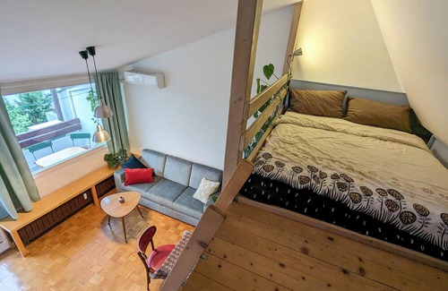 Ljubljana Apartment | Studio Apartment Monstera- "A peaceful getaway in the city center."