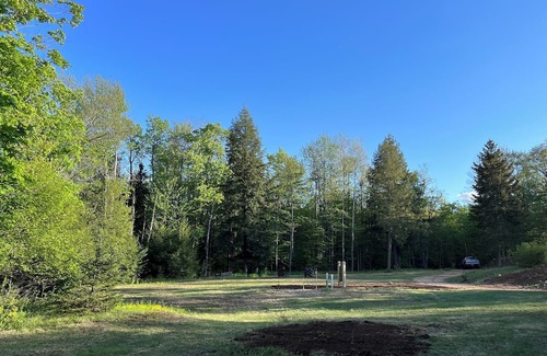Tupper Lake RV Rental | Camping at its best, private lots located near public beach and restaurants!