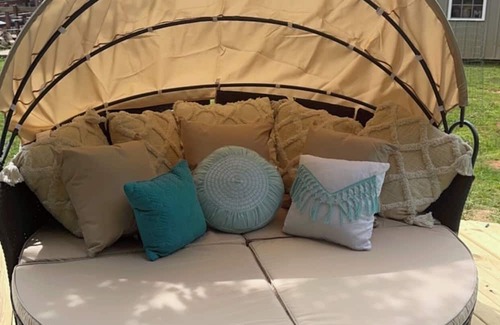 Travelers Rest Apartment | Country Farm Bliss is a rustic tiny home located on Farm.