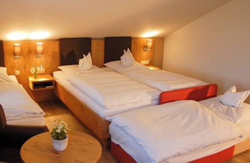 Fridolfing Apartment | Gemütliches Dreibettzimmer mit Dusche/wc, Minibar und Balkon