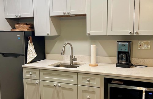 Elkhart Lake Condo | Fronting lively Lake Street in lovely Elkhart Lake, the Kick Back is your place!