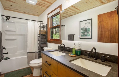 Chase Cabin | Cozy Riverfront Two Bedroom Cabin