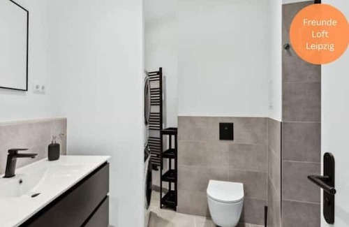Volkmarsdorf Apartment | Loft für 10 Freunde