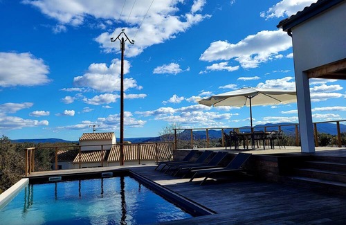 Labeaume Villa | La Villa des Oliviers Grand Confort Piscine/clim