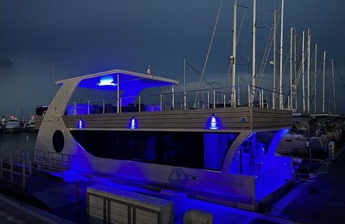 Marina di Ravenna Boat Rental | Houseboat, Marina di ravenna, Marinara, Cervia, yachts, suit, casa galleggiante