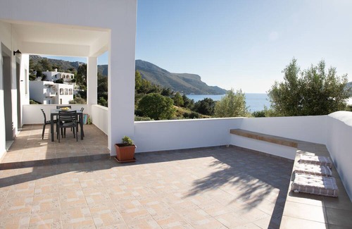 Leros House | Bright Heaven. Near the Marina and the Port in Lakki with a wonderful sea view.