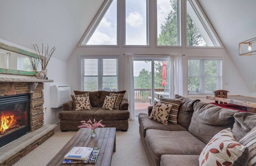 Lake Ariel Ski Chalet | Lakefront A-Frame Paradise with Stunning Views