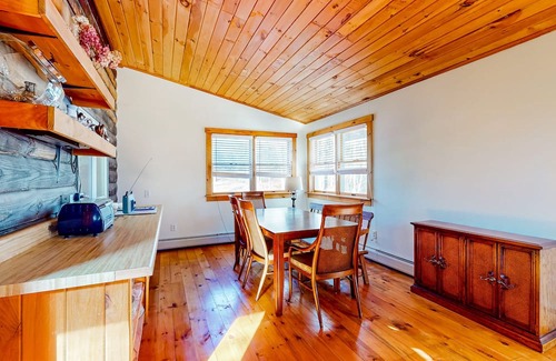 Corea House | Dog-friendly coastal retreat with stunning ocean views, wood stove, & large deck