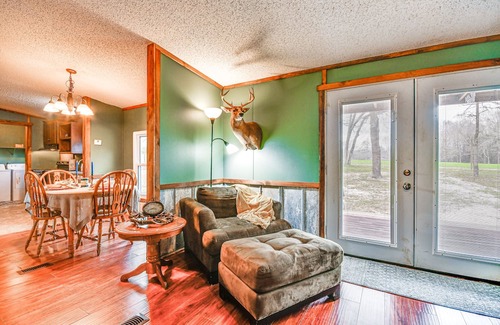 Union Springs House | Rustic Union Springs Home w/ Gas Grill + Deck!