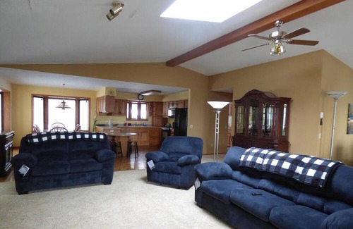 Battle Lake House | Paradise on the Point - lake front views of beautiful Ottertail Lake