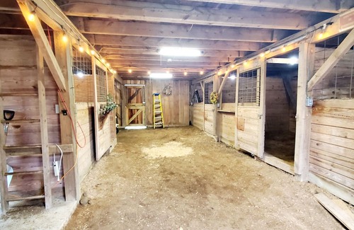Hebron House | Rustic barn on remote 12 acre property. Private, scenic, pet friendly, bathroom