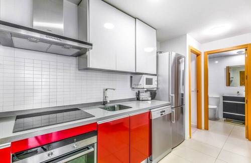 Mil Palmeras Apartment | Apartment 'Gran Terraza Vistas Mar' with Shared Pool, Wi-Fi and Air Conditioning