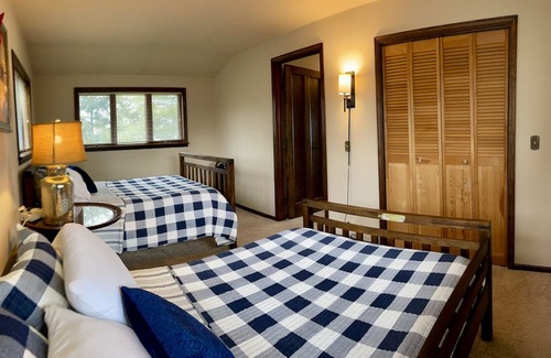 Cadillac Cottage | Cozy, yet spacious, Lakefront Cottage with perfect blend of modern and vintage.