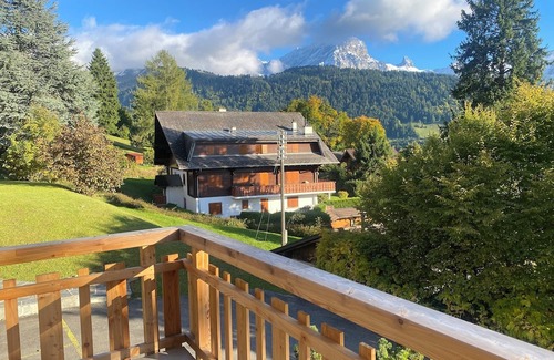 Barboleusaz Apartment | The apartment is in a small 3-storey residence and is ideally located in a quiet area just above the