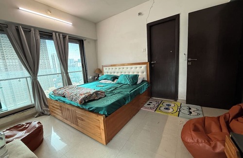 Jogeshwari West Apartment | Chic tower in enjoyable higher floor Mumbai view with fitness room, AC