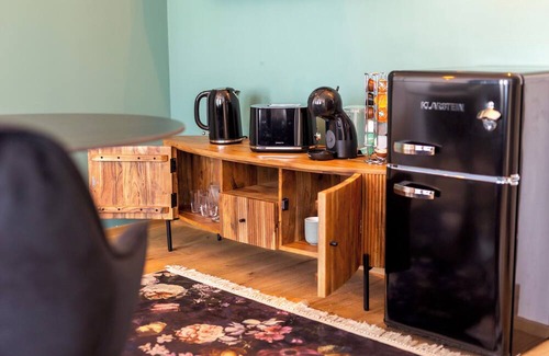 Maribor Apartment | Studio Deluxe Apartment w Round Bed at Kavenija Aprtments